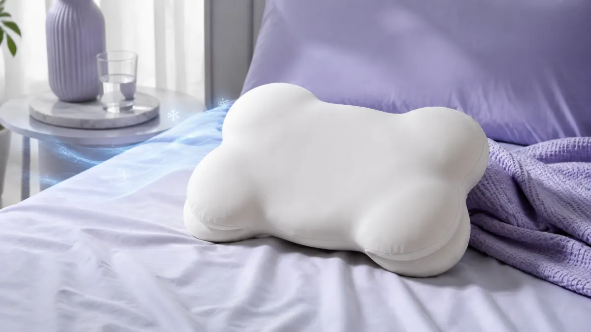 Lumuwala Cloud Pillow sleep guide image for Cooling pillow for shoulder pain