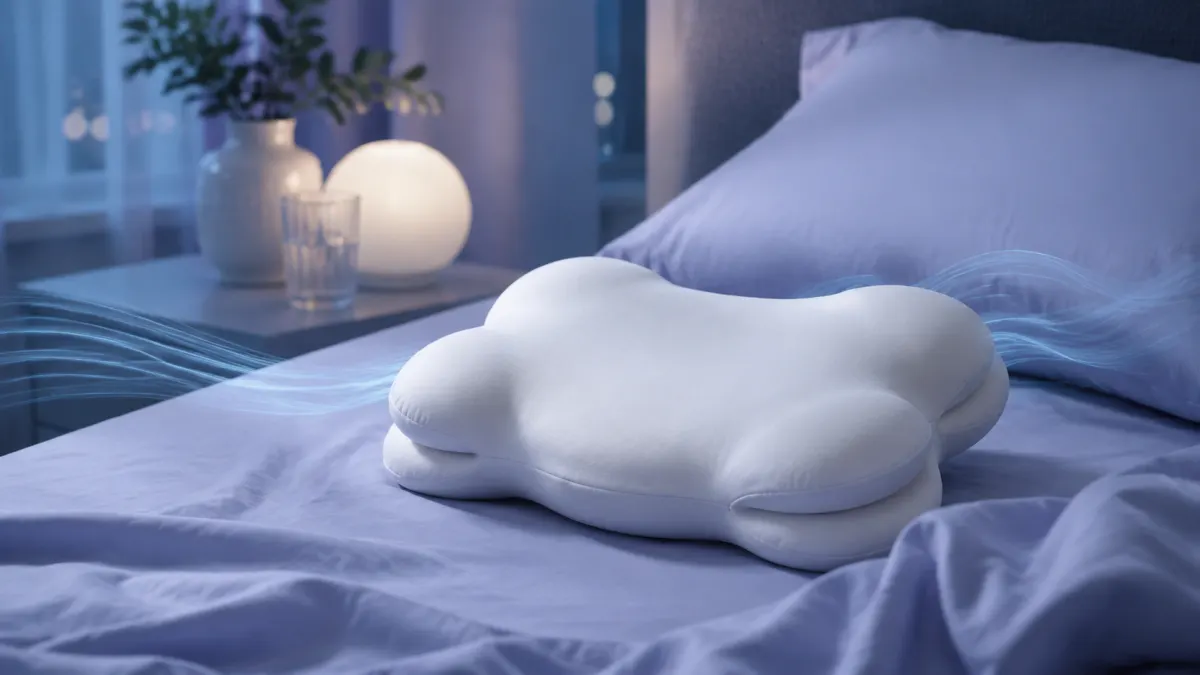 Lumuwala Cloud Pillow sleep guide image for Cooling pillow for sweaty head at night
