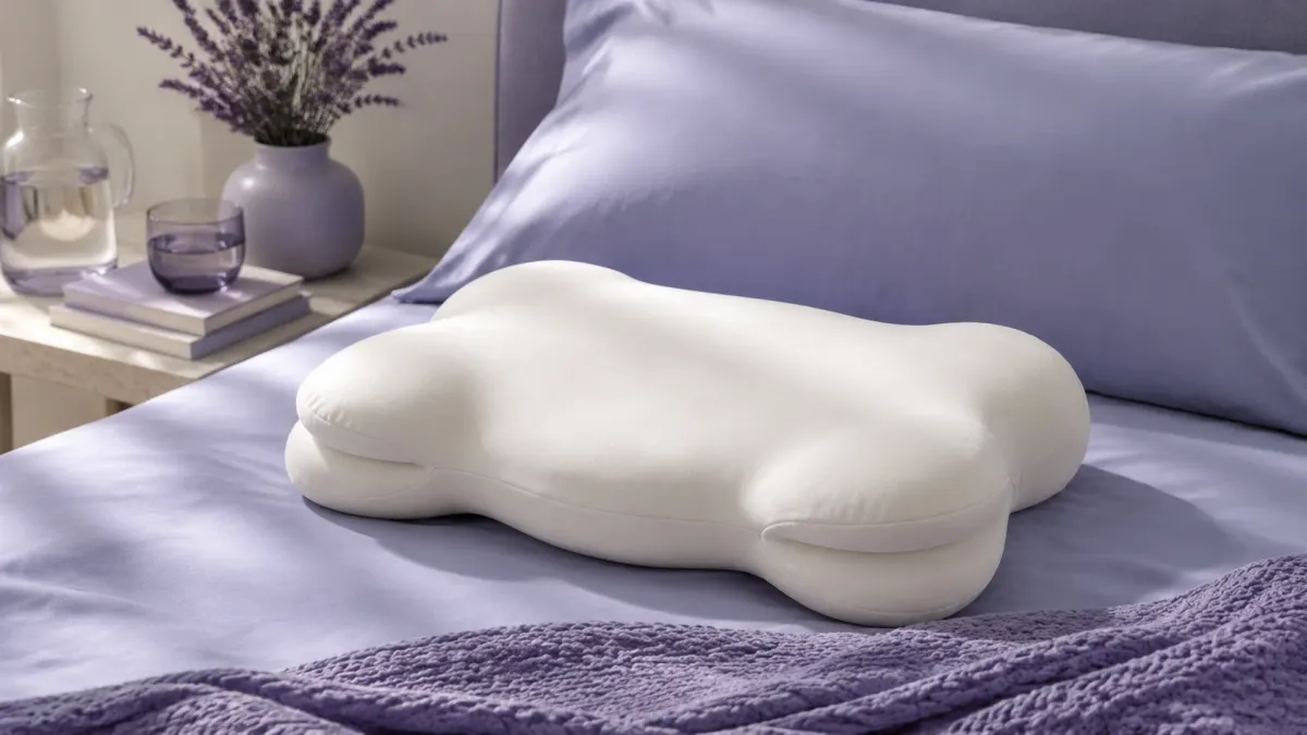 Lumuwala Cloud Pillow sleep guide image for Pillow for back sleepers with neck stiffness