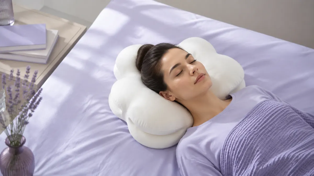 Lumuwala Cloud Pillow sleep guide image for Pillow for office workers with neck pain