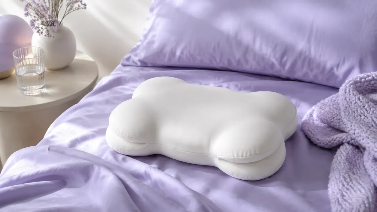 Lumuwala Cloud Pillow sleep guide image for Pillow for stomach sleepers with neck pain