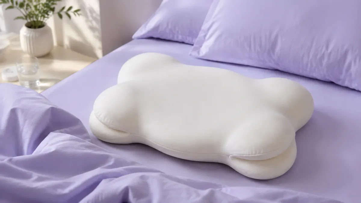 Lumuwala Cloud Pillow sleep guide image for Pillow for upper back pain after sleeping