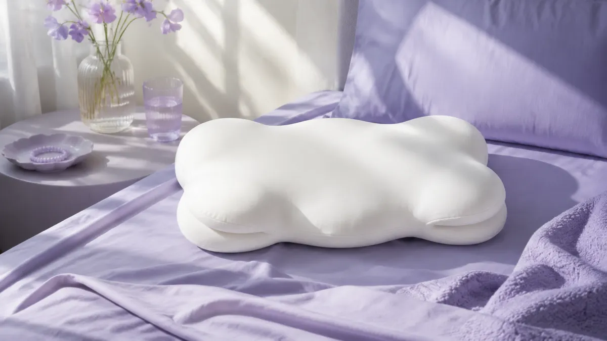 Lumuwala Cloud Pillow sleep guide image for Pillow for waking up with a stiff neck