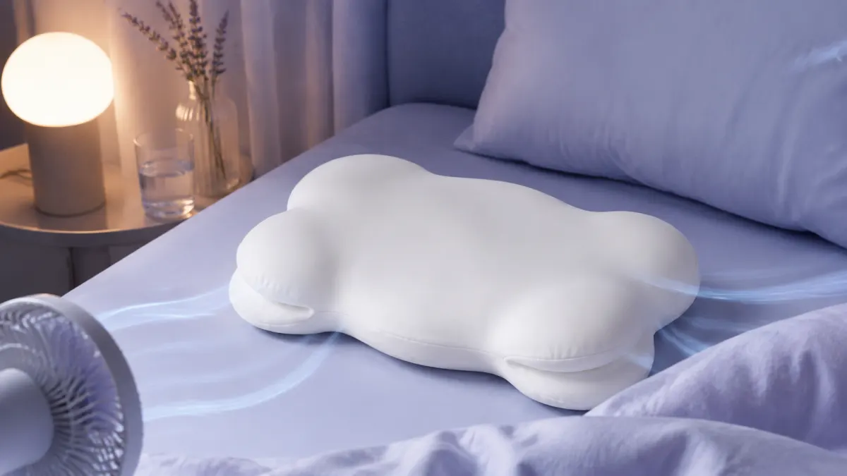 Lumuwala Cloud Pillow sleep guide image for Why your pillow gets hot at night