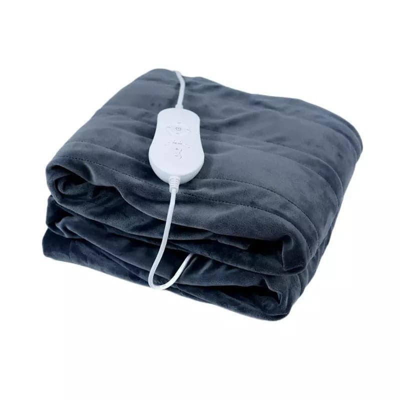 Electric Heating Blanket for Cold Sleepers — Dual-Zone Temperature Control, Microfiber, Full Size | Auto-Shutoff, 10-Hour Timer