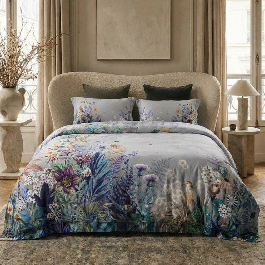Soft Cotton Duvet Cover Set for All-Season Sleep — Long-Staple Sateen, Queen 90x90in | OEKO-TEX, Machine Washable