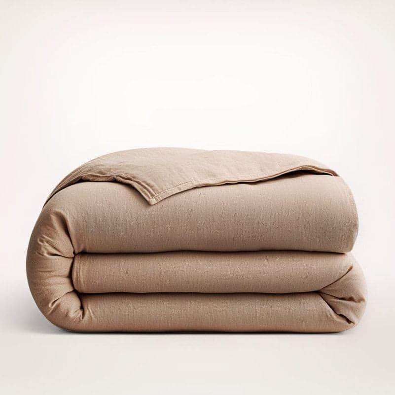 European Linen Duvet for Breathable Summer Sleep — 100% Linen, Naturally Temperature-Regulating, Queen 90x90in | OEKO-TEX, Durable