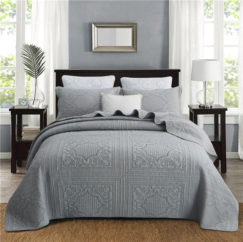 Versatile Coverlet Set in Multiple Styles — Larena Design, Lightweight, Twin/Queen/King | Lumuwala