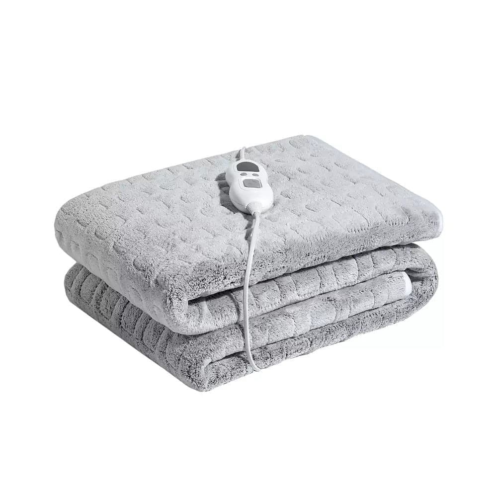 Adjustable Warmth Heating Blanket — Polyester with Auto-Shutoff, Queen, 5 Heat Levels | UL-Listed