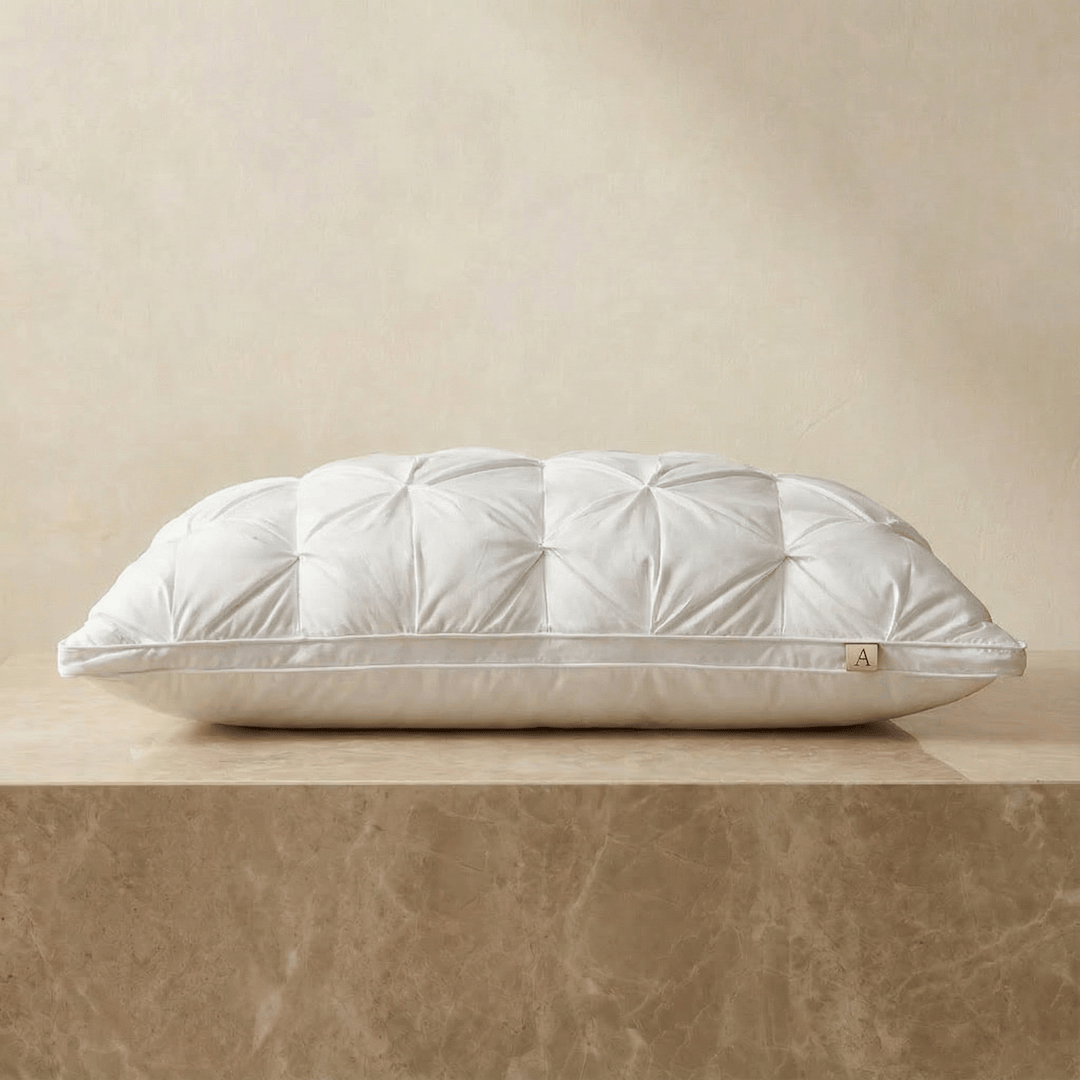 Premium Goose Down Pillow — Hotel-Luxury Soft Support, Hypoallergenic | 60-Night Trial