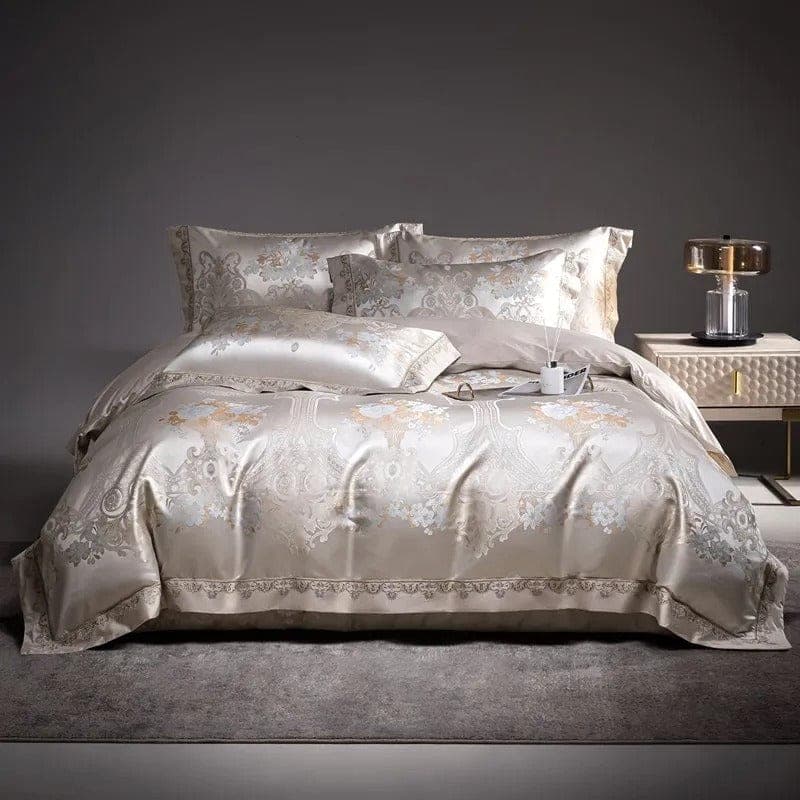 Temperature-Regulating Regal Comfort Duvet Cover — Breathable Lyocell Blend, Queen 90x90in | OEKO-TEX, Machine Washable