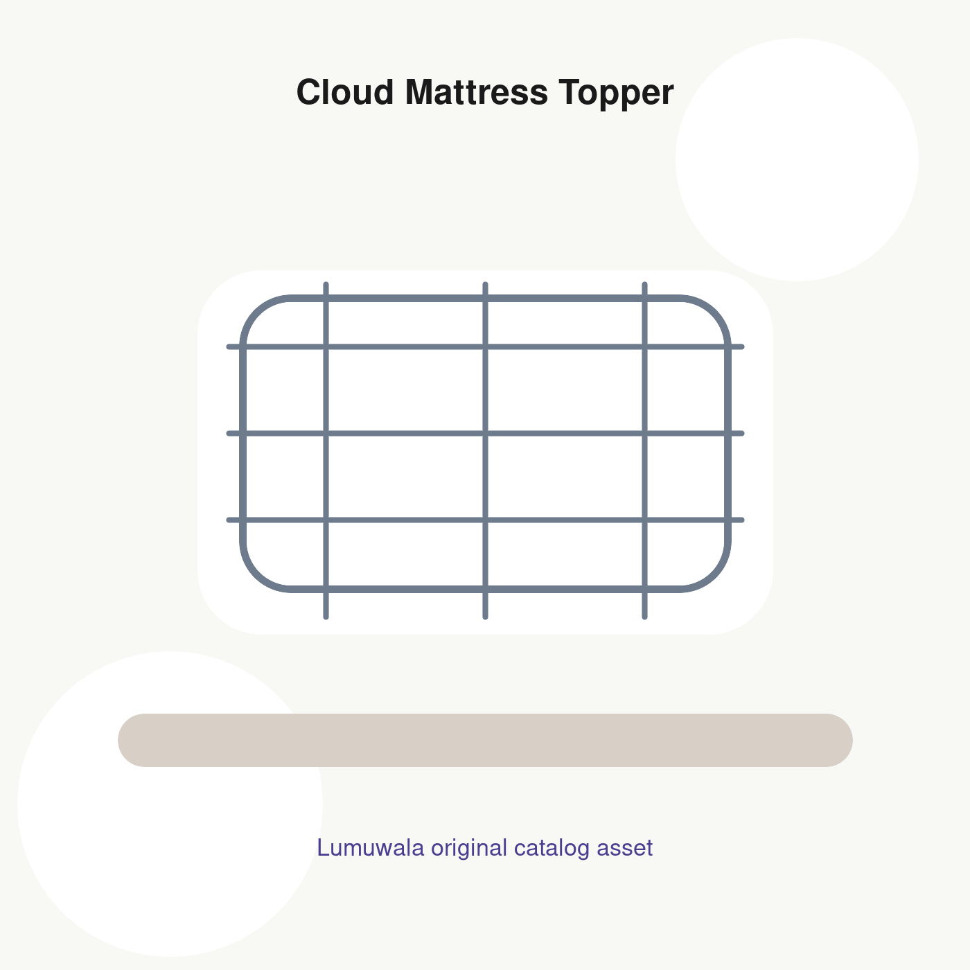 Cloud Mattress Topper — view 1