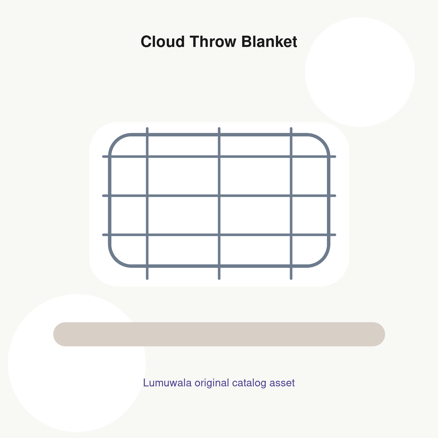 Cloud Throw Blanket — view 1