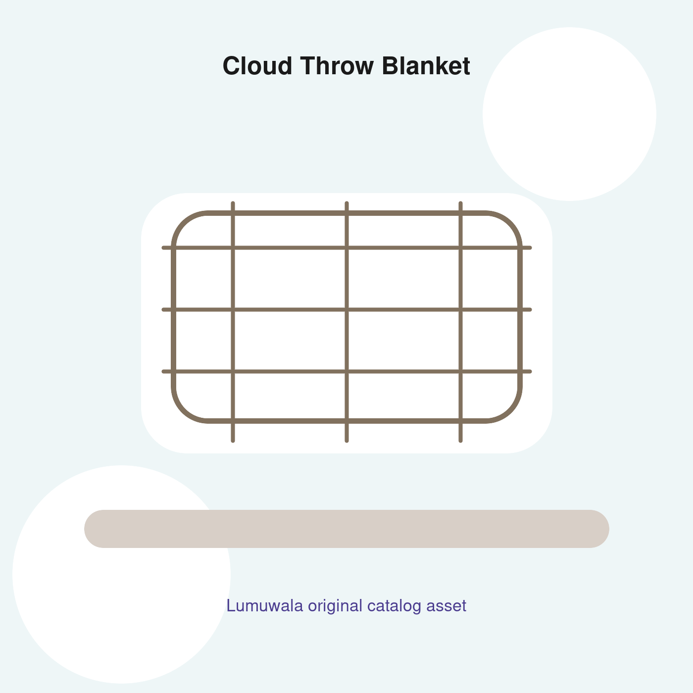 Cloud Throw Blanket — view 2