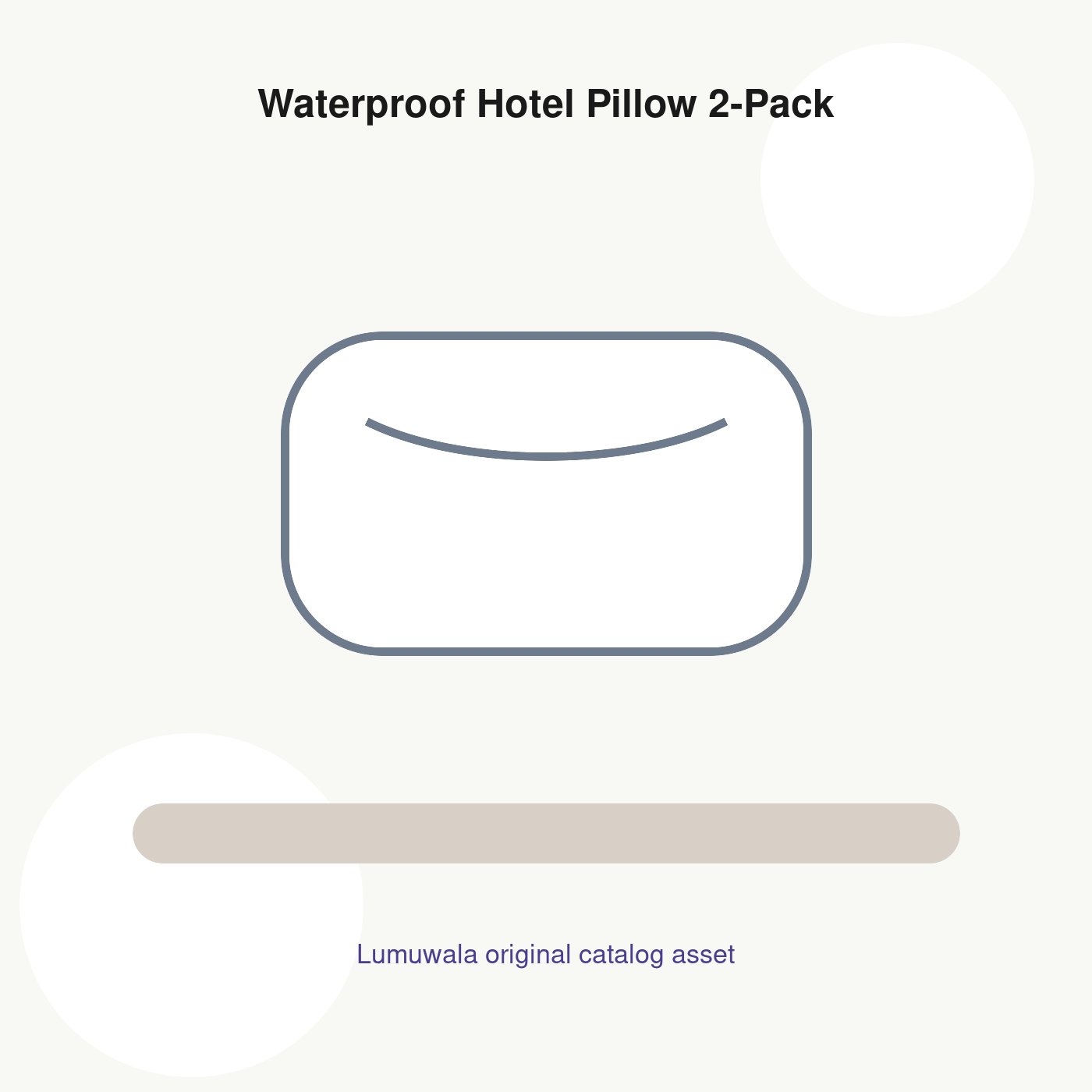Waterproof Hotel Pillow 2-Pack — view 1