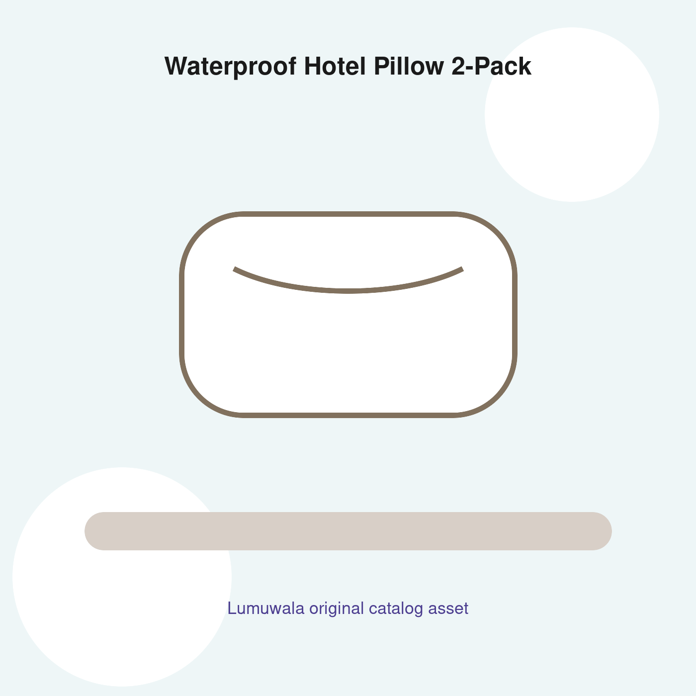 Waterproof Hotel Pillow 2-Pack — view 2