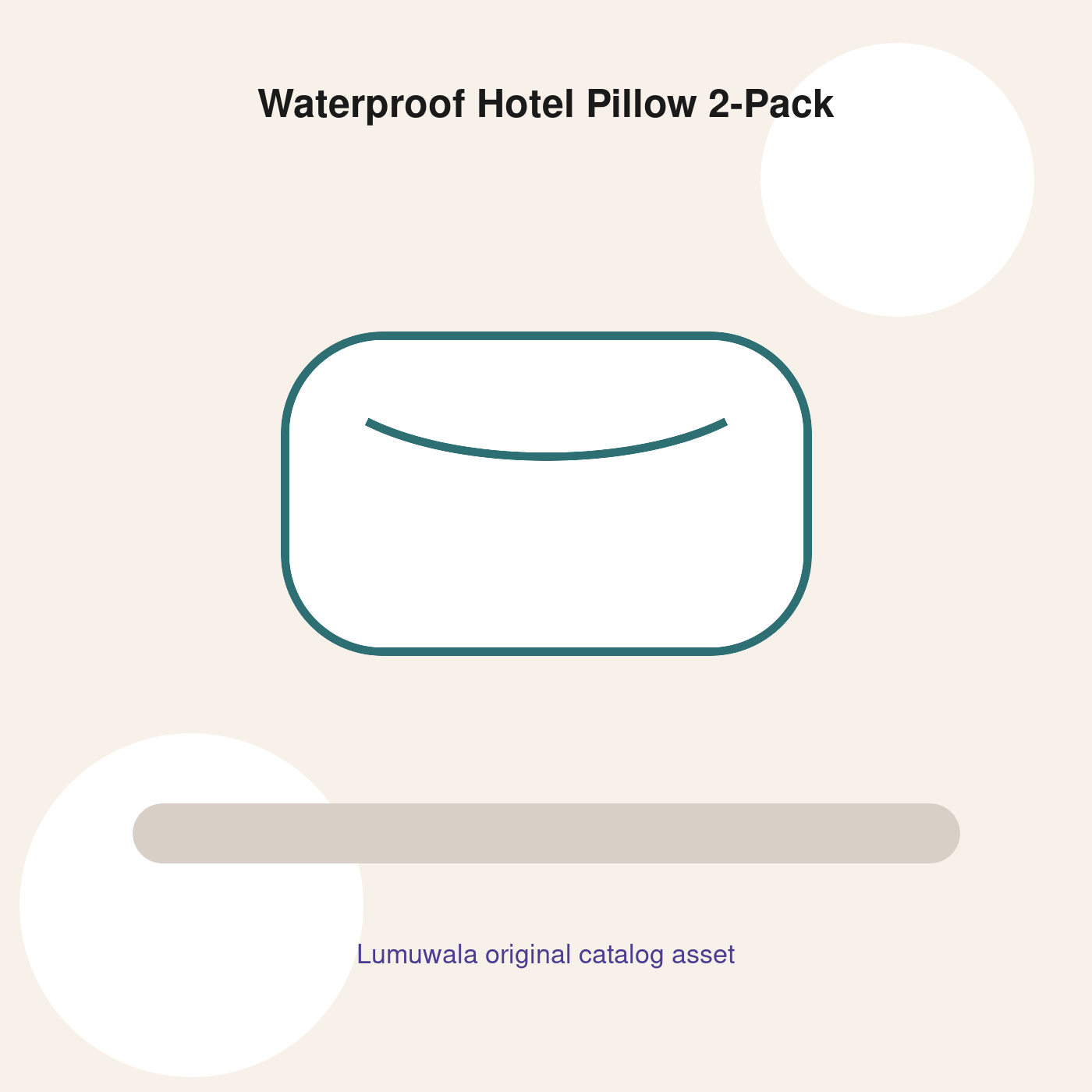 Waterproof Hotel Pillow 2-Pack — view 3