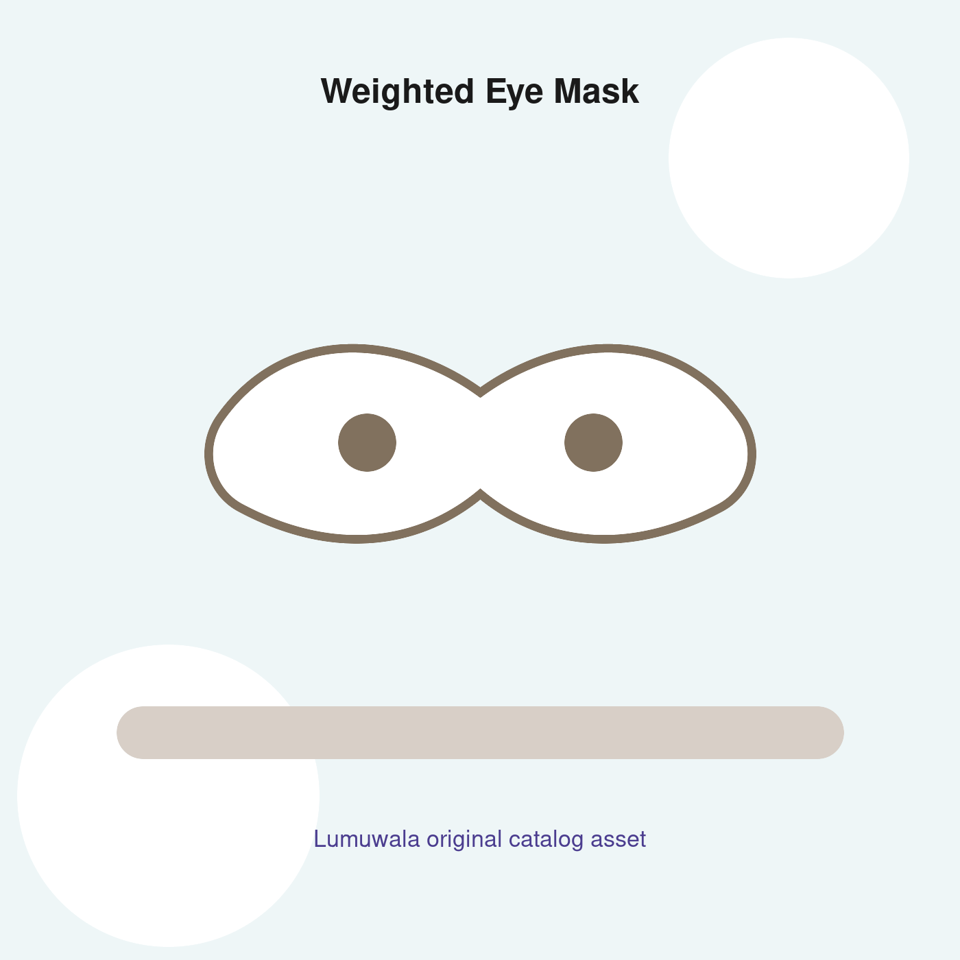 Weighted Eye Mask — view 2