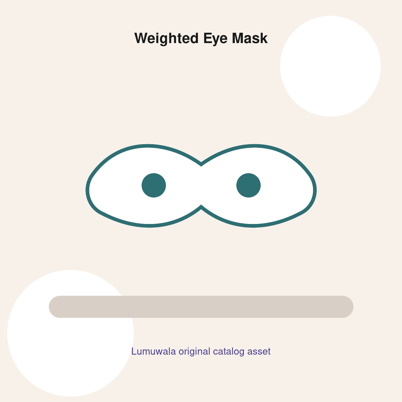 Weighted Eye Mask — view 3