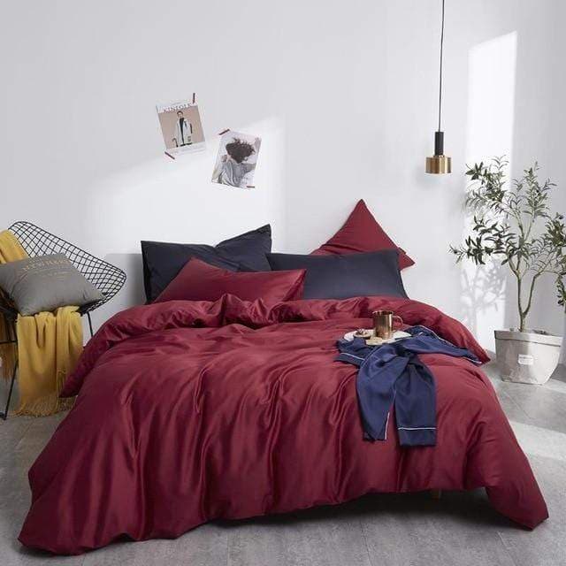 Premium Egyptian Cotton Duvet Cover Set — 600-Thread Count Sateen, Queen 90x90in | OEKO-TEX, Luxury Comfort — view 9