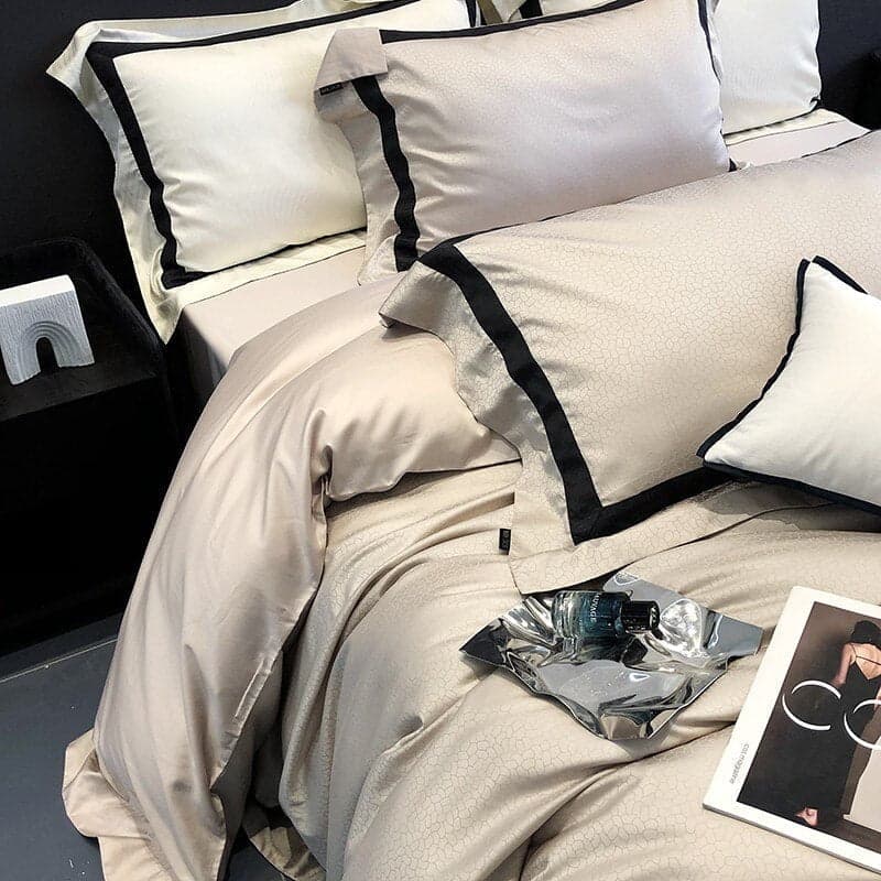 Classique Le Luxe Duvet Cover Set — 600-Thread Count Egyptian Cotton Jacquard, Queen 90x90in | OEKO-TEX, Timeless — view 2