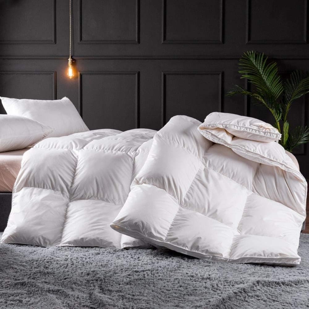Lightweight Down Duvet for Hot Sleepers — Goose Down Fill, Baffle-Box Construction, Queen 90x90in | OEKO-TEX, 600g Fill — view 5