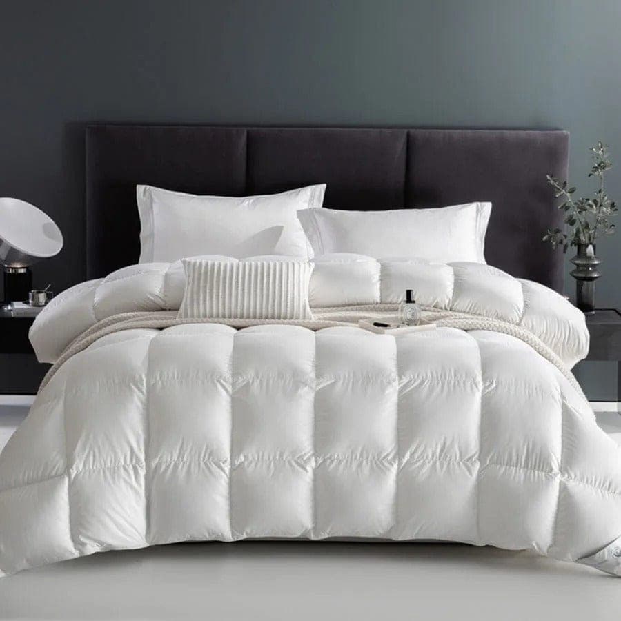 Lightweight Down Duvet for Hot Sleepers — Goose Down Fill, Baffle-Box Construction, Queen 90x90in | OEKO-TEX, 600g Fill — view 8