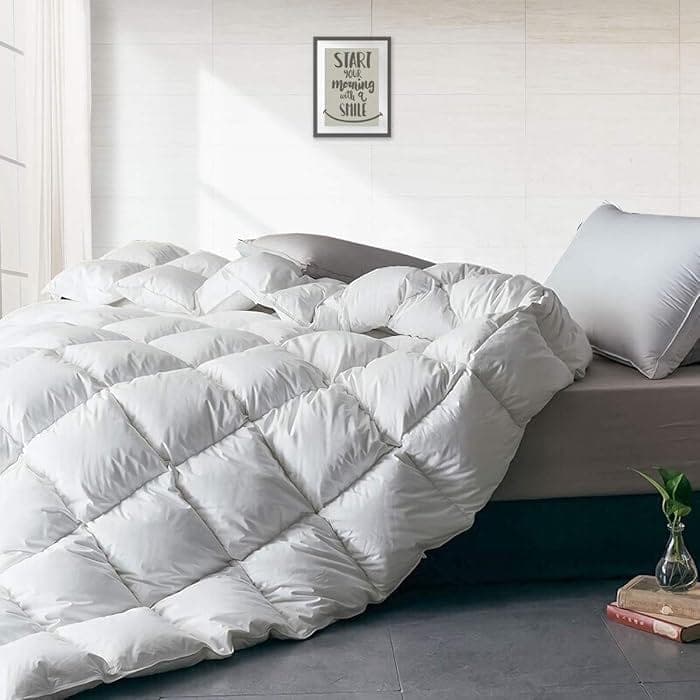 Lightweight Down Duvet for Hot Sleepers — Goose Down Fill, Baffle-Box Construction, Queen 90x90in | OEKO-TEX, 600g Fill — view 10
