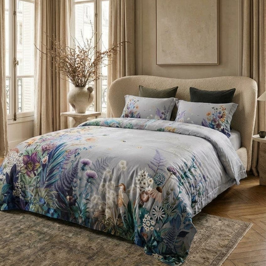 Soft Cotton Duvet Cover Set for All-Season Sleep — Long-Staple Sateen, Queen 90x90in | OEKO-TEX, Machine Washable