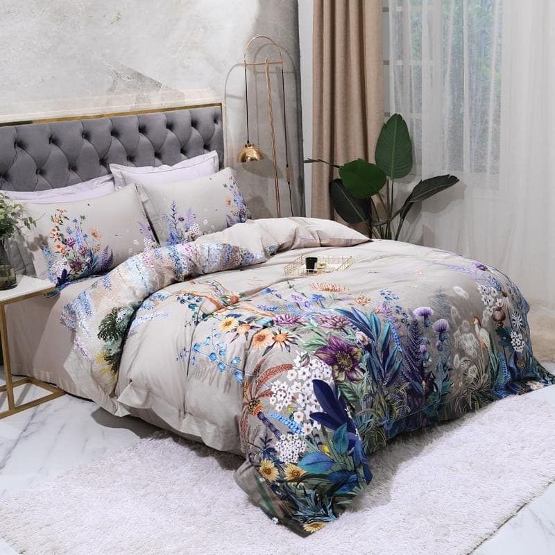 Soft Cotton Duvet Cover Set for All-Season Sleep — Long-Staple Sateen, Queen 90x90in | OEKO-TEX, Machine Washable — view 7
