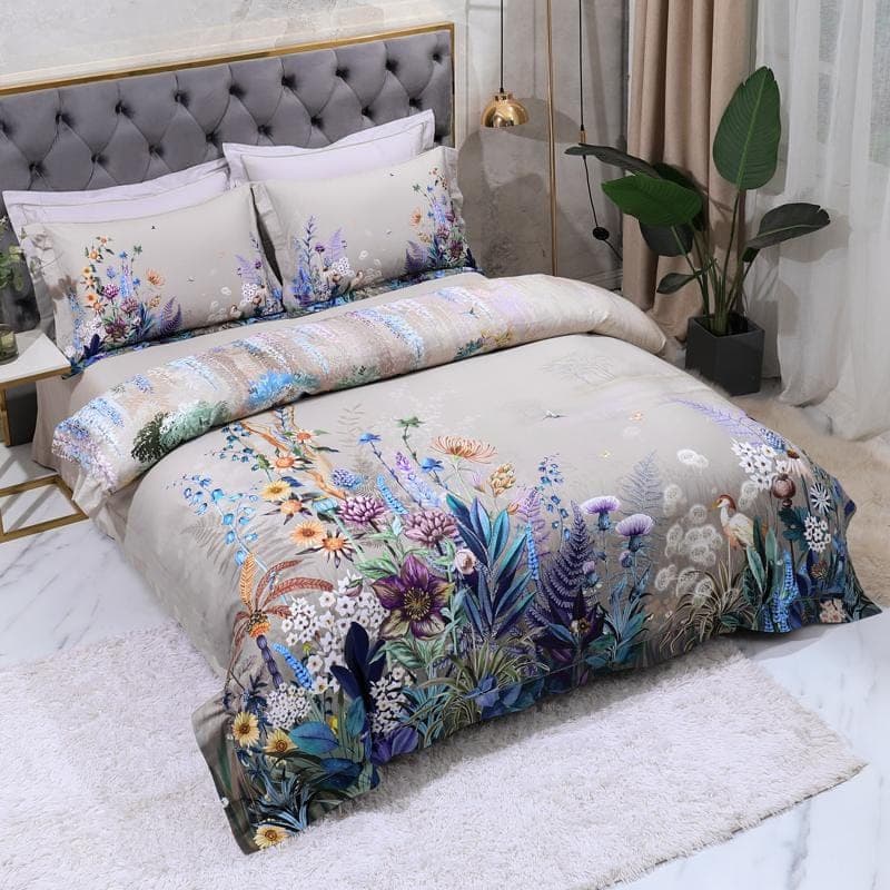 Soft Cotton Duvet Cover Set for All-Season Sleep — Long-Staple Sateen, Queen 90x90in | OEKO-TEX, Machine Washable — view 12