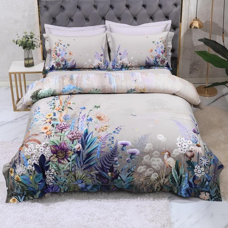 Soft Cotton Duvet Cover Set for All-Season Sleep — Long-Staple Sateen, Queen 90x90in | OEKO-TEX, Machine Washable — view 13