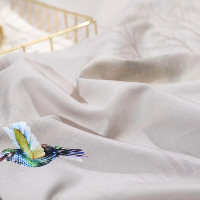 Soft Cotton Duvet Cover Set for All-Season Sleep — Long-Staple Sateen, Queen 90x90in | OEKO-TEX, Machine Washable — view 15