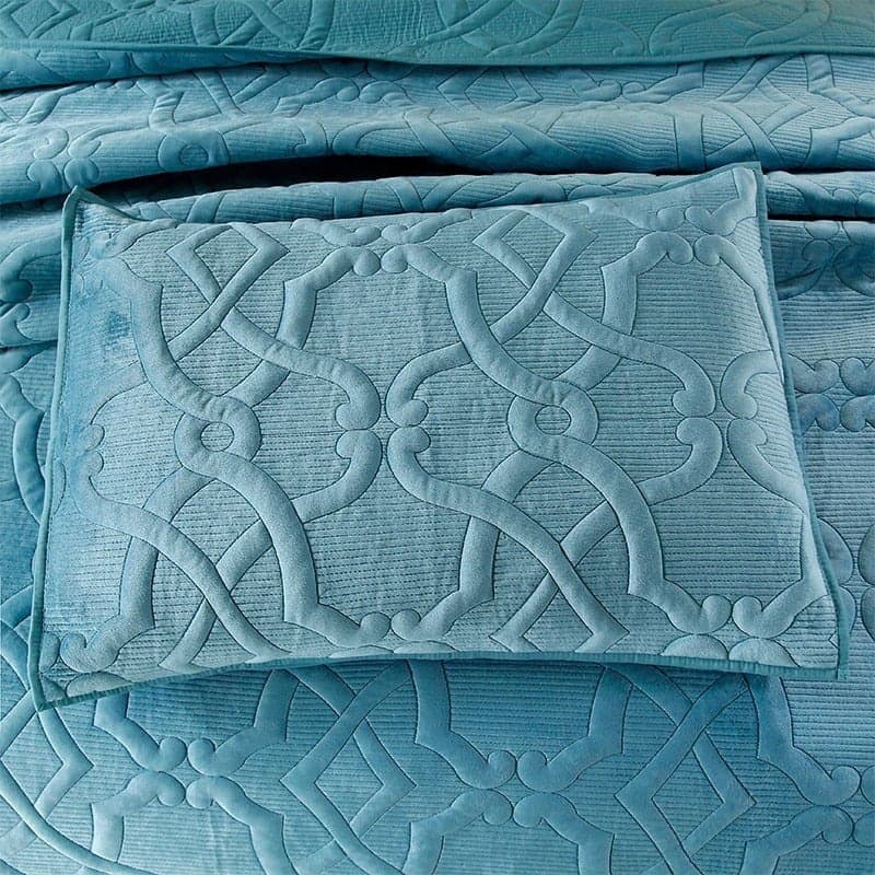 Breathable Coverlet Set for Layered Comfort — Lightweight Cotton, Quilted Pattern, Queen 90x90in | Machine Washable, All-Season — view 7