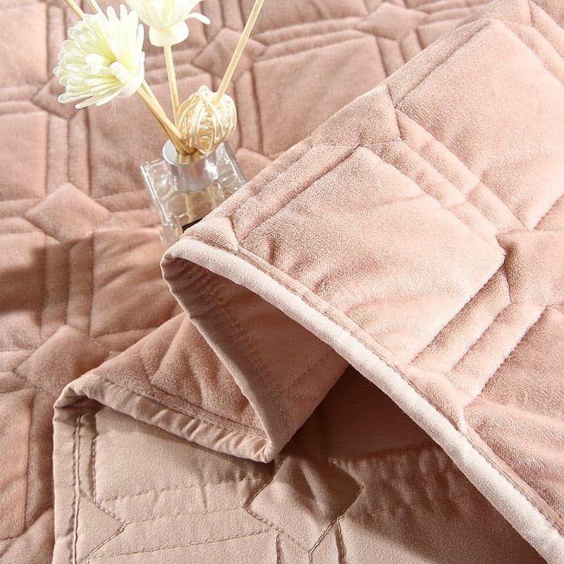 Breathable Coverlet Set for Layered Comfort — Lightweight Cotton, Quilted Pattern, Queen 90x90in | Machine Washable, All-Season — view 17