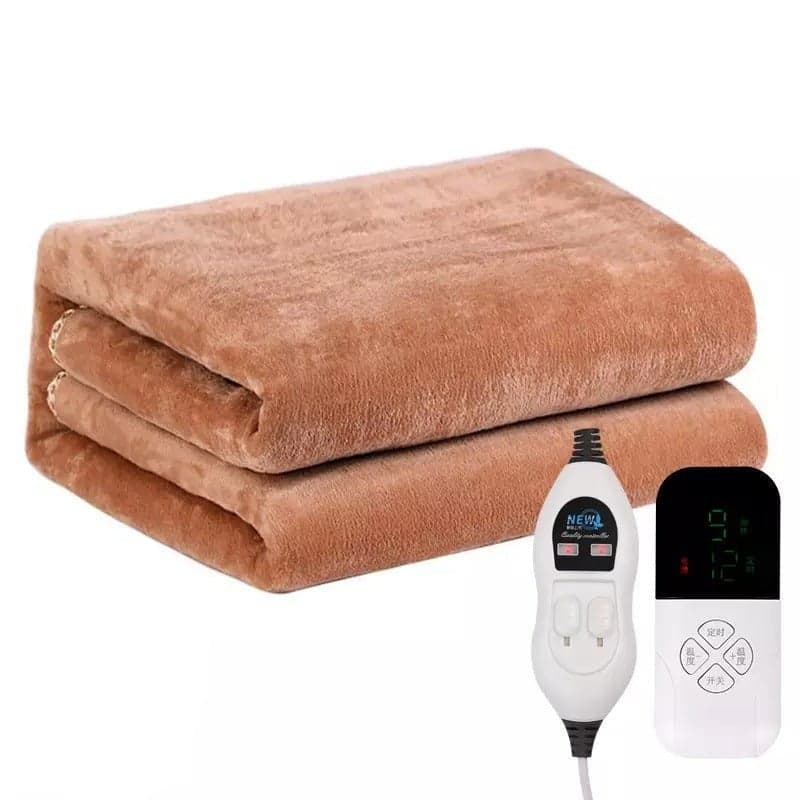 Portable Electric Heating Blanket for Cozy Warmth — 8 Heat Levels, Fast Warmup, Full 90x100in | UL Certified, Safe Design — view 2