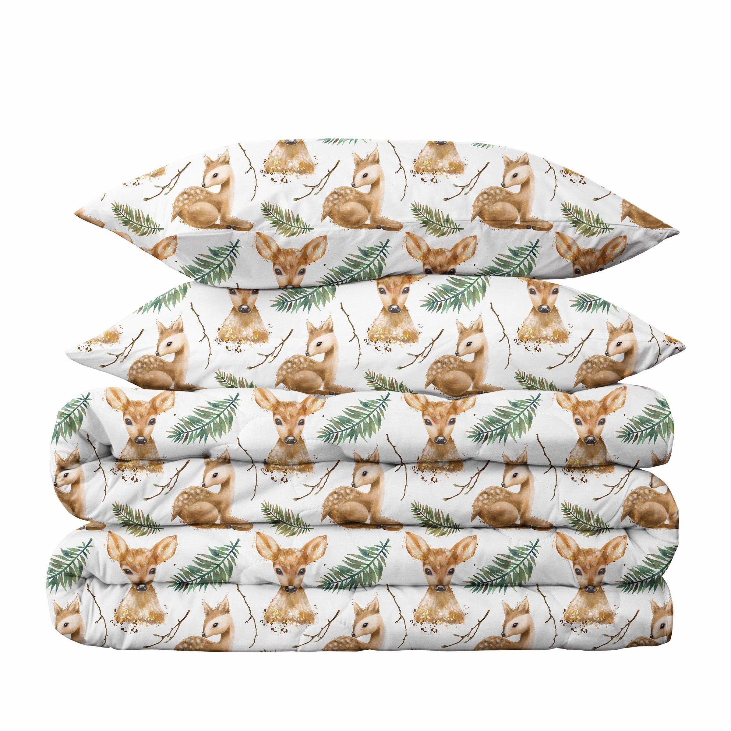 Watercolor Duvet Cover Set with Nature Motifs — Soft Cotton Sateen, Artist-Inspired Design, Queen 90x90in | OEKO-TEX, Hypoallergenic — view 9