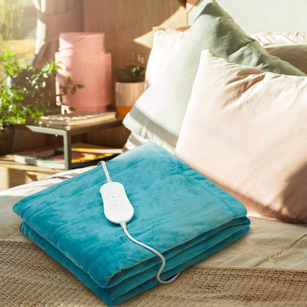 Electric Heating Blanket with Smart Control — 12 Heat Levels, Sleep Timer, Queen 90x100in | Energy-Efficient, 10-Year Guarantee — view 2