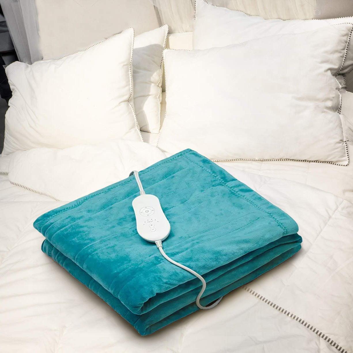 Electric Heating Blanket with Smart Control — 12 Heat Levels, Sleep Timer, Queen 90x100in | Energy-Efficient, 10-Year Guarantee — view 6