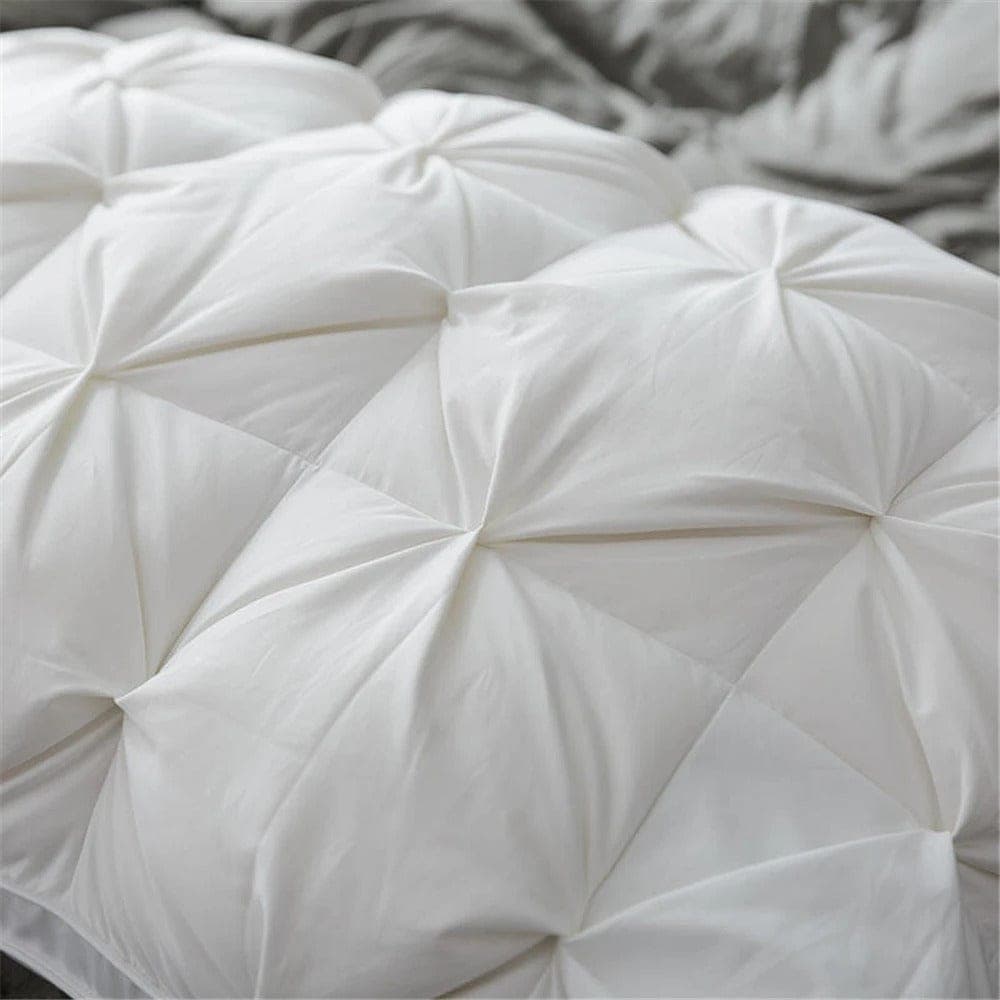 Down Feather Pillow Bulk Set for Multiple Bedrooms — Hypoallergenic, Adjustable Loft, Standard 20x26in | 100% Sateen, Luxury Value — view 1