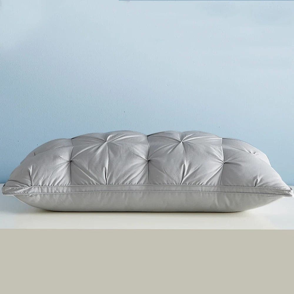Premium Down Feather Pillow for Luxury Sleep — Hypoallergenic Fill, Adjustable Loft, Standard 20x26in | 100% Sateen Shell — view 5