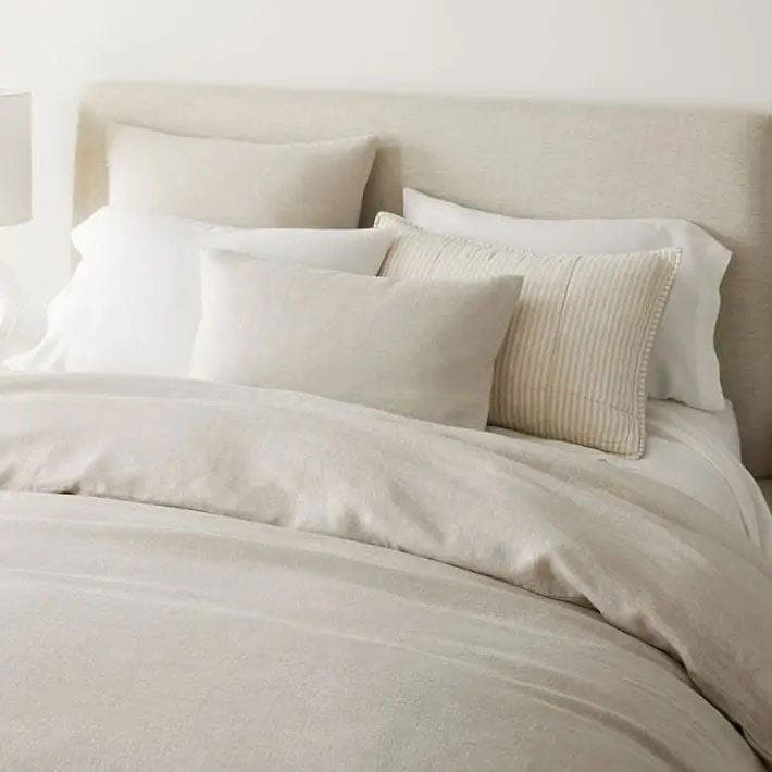 European Linen Fitted Sheet for Cool Sleep — 100% Pure Linen, Deep Pocket, Queen 60x80in | OEKO-TEX, Naturally Breathable — view 4