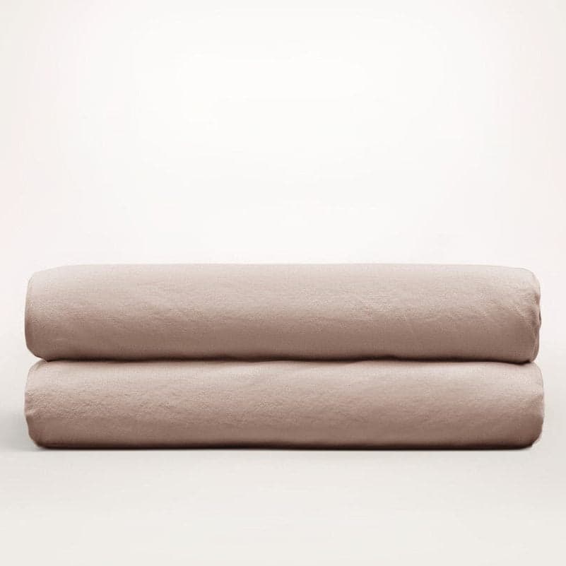 European Linen Fitted Sheet for Cool Sleep — 100% Pure Linen, Deep Pocket, Queen 60x80in | OEKO-TEX, Naturally Breathable — view 9