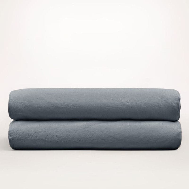 European Linen Fitted Sheet for Cool Sleep — 100% Pure Linen, Deep Pocket, Queen 60x80in | OEKO-TEX, Naturally Breathable — view 10