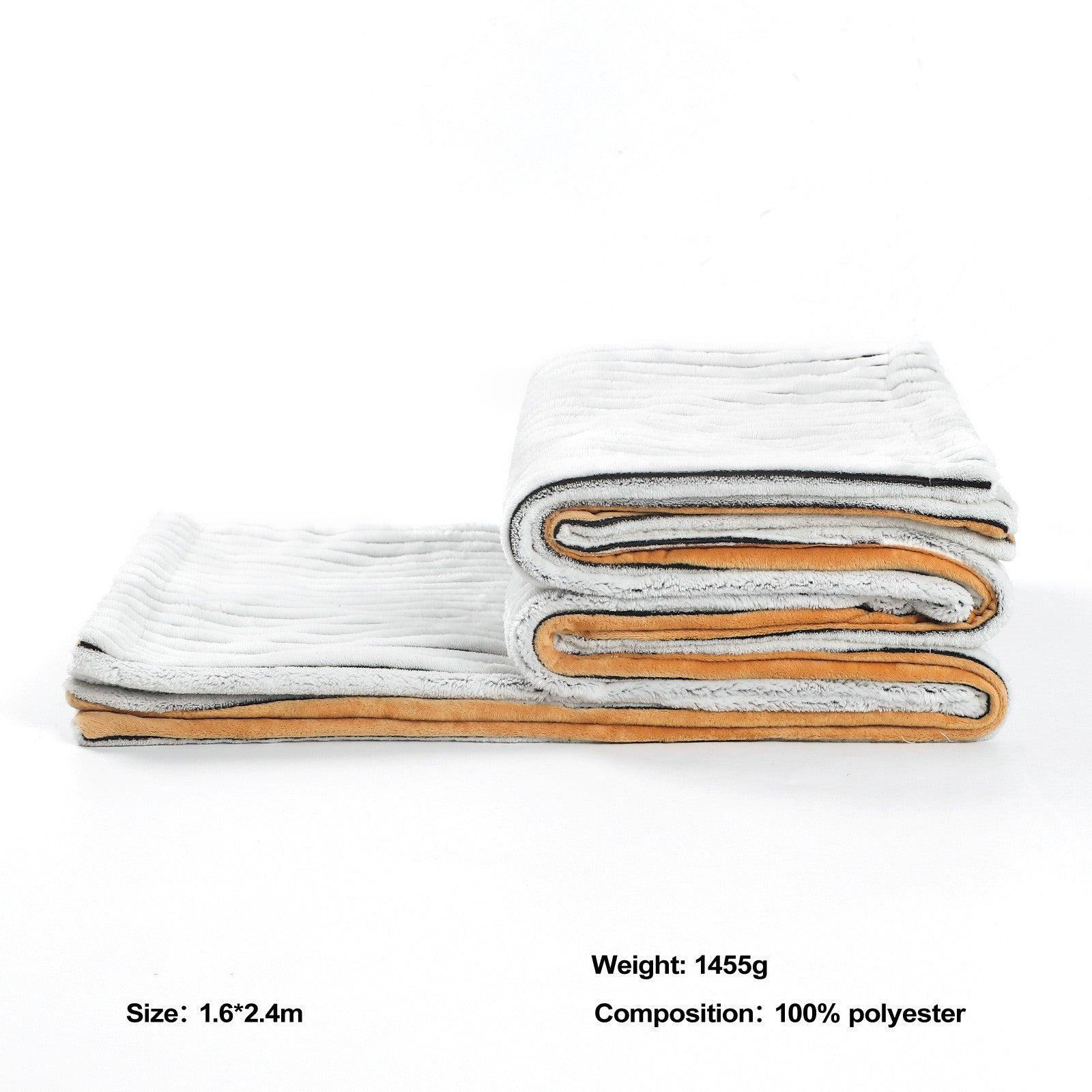 Cozy Blanket Throw for Layering — 100% Polyester, Soft & Drape, Machine Washable | Lumuwala — view 6