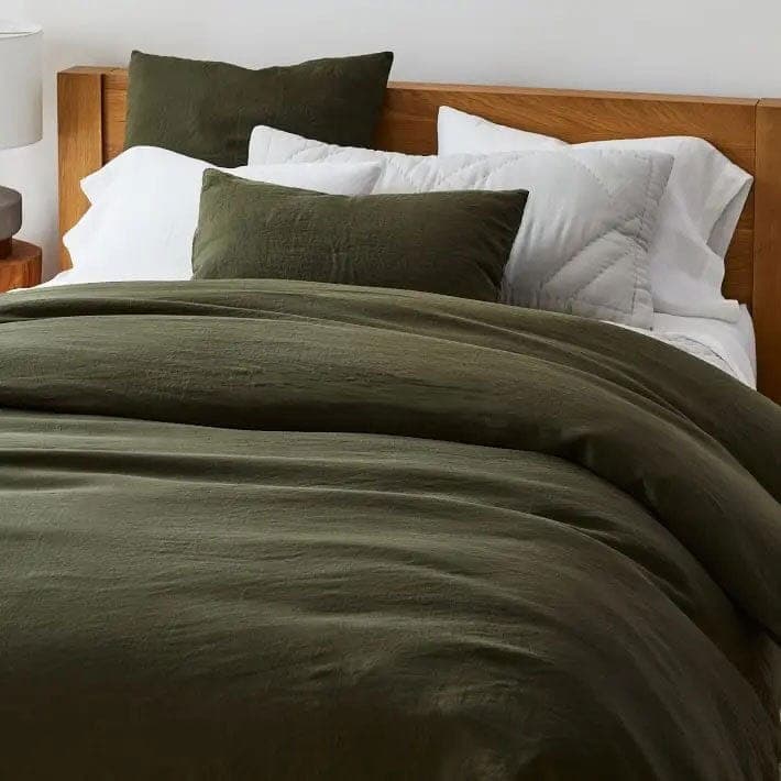 European Linen Bedding Bundle for All-Season Sleep — 100% Flax, Breathable, Queen/King | Lumuwala — view 6