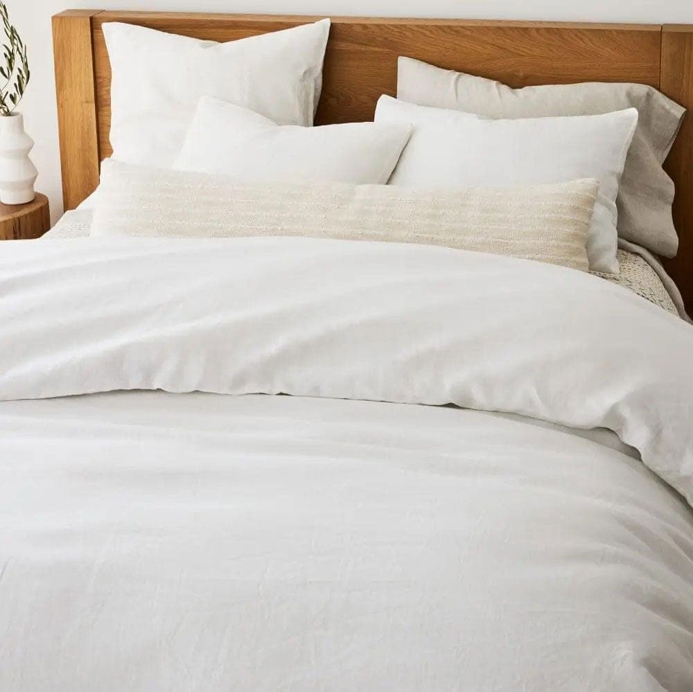 European Linen Bedding Bundle for All-Season Sleep — 100% Flax, Breathable, Queen/King | Lumuwala — view 7