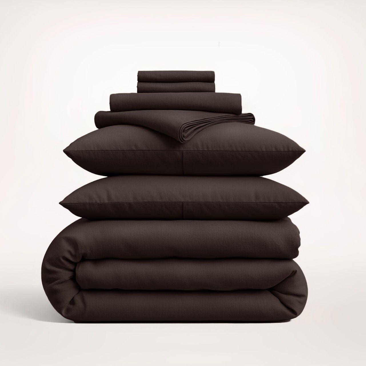 European Linen Bedding Bundle for All-Season Sleep — 100% Flax, Breathable, Queen/King | Lumuwala — view 12