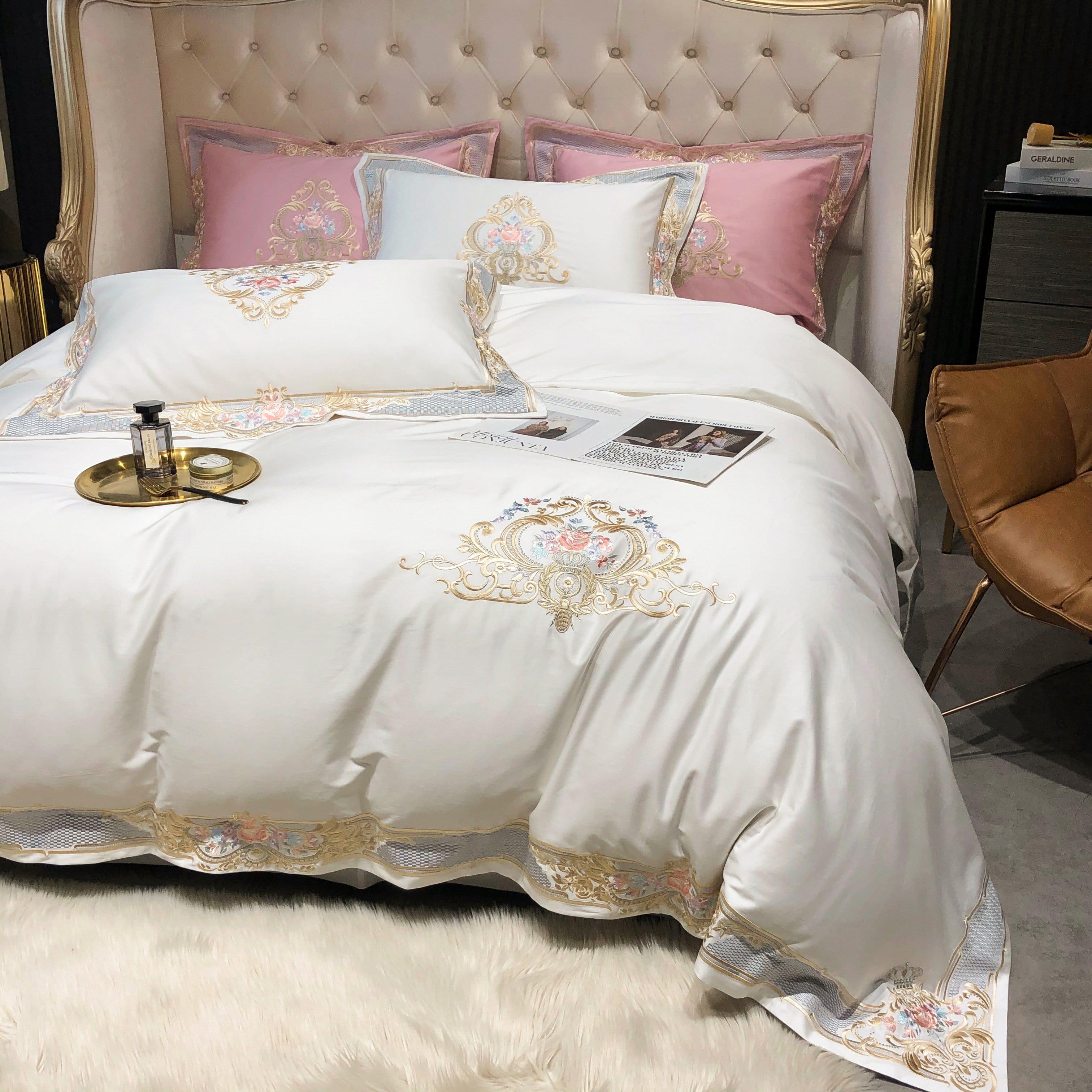 Temperature-Regulating Prarie White Duvet Cover — Breathable Lyocell Blend, Queen 90x90in | OEKO-TEX, Machine Washable — view 1