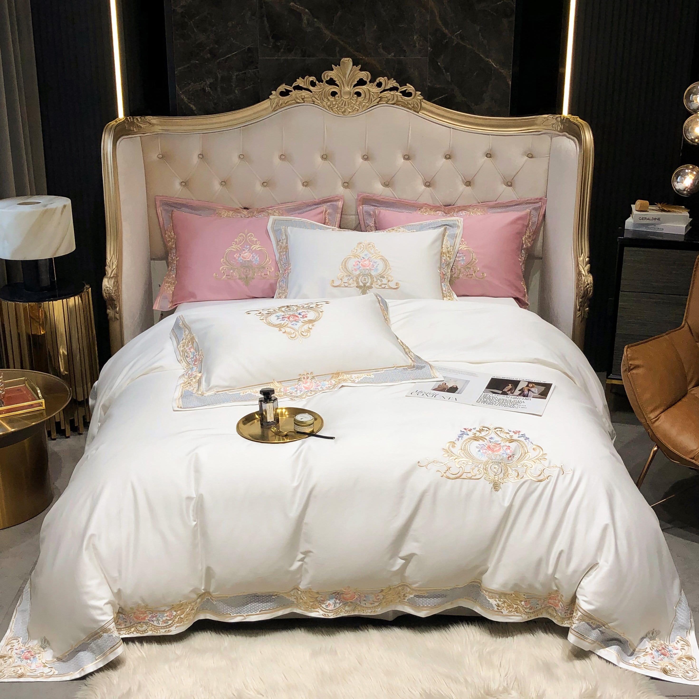 Temperature-Regulating Prarie White Duvet Cover — Breathable Lyocell Blend, Queen 90x90in | OEKO-TEX, Machine Washable — view 3